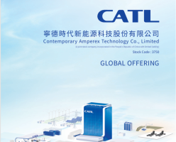 CATL Launches $4.6 Billion H-Share IPO in Hong Kong